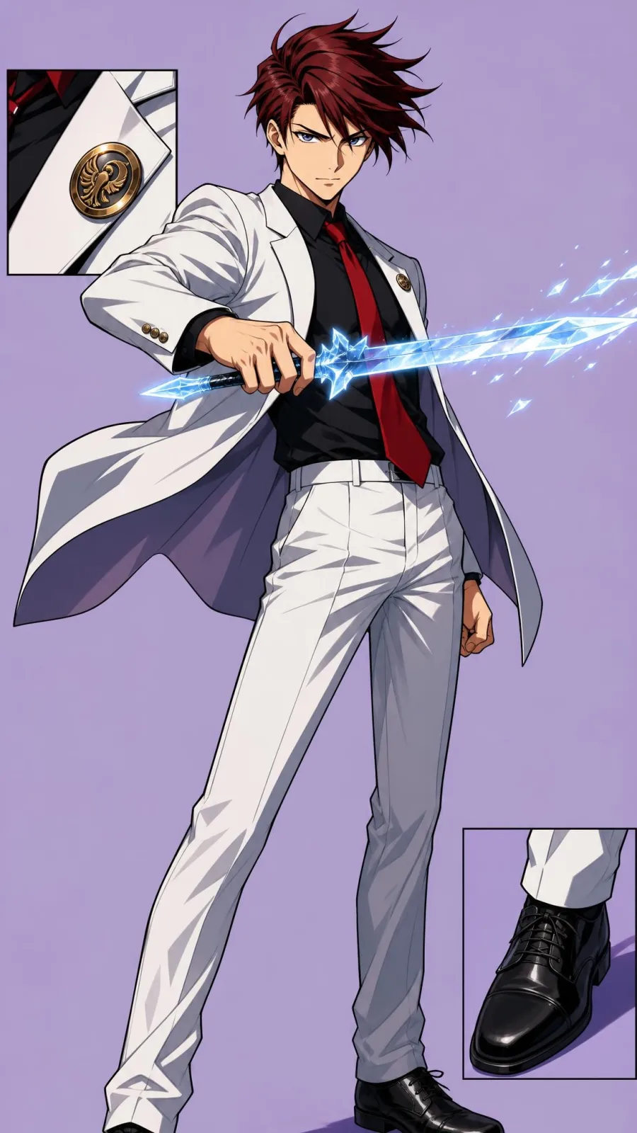 Battler Ushiromiya portrait — AI comic character on TabStory
