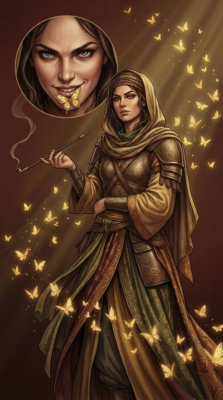 Beatrice portrait — AI comic character on TabStory