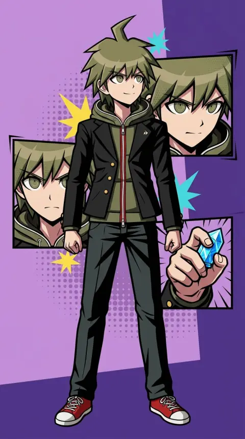Makoto Naegi — AI comic character