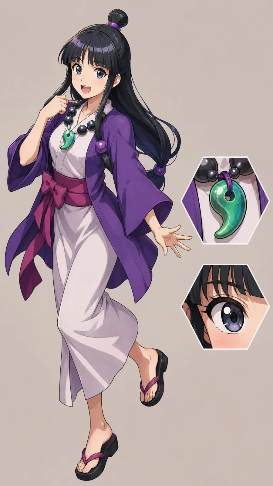 Maya Fey portrait — AI comic character on TabStory