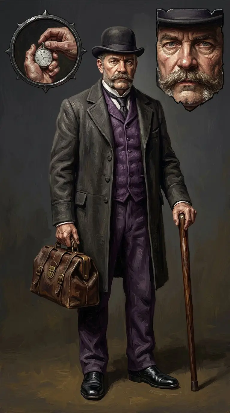 Dr. John Watson portrait — AI comic character on TabStory