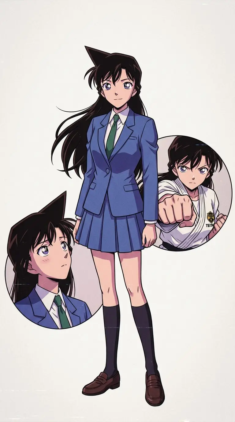 毛利蘭 portrait — AI comic character on TabStory