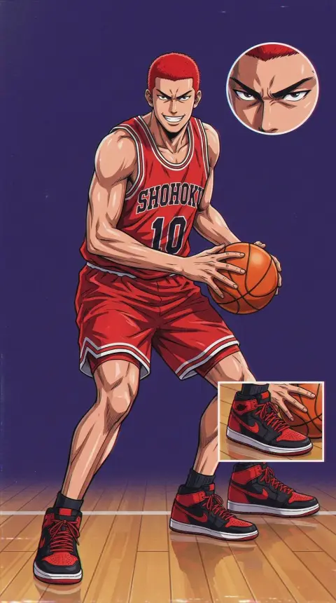 Hanamichi Sakuragi — related AI comic character
