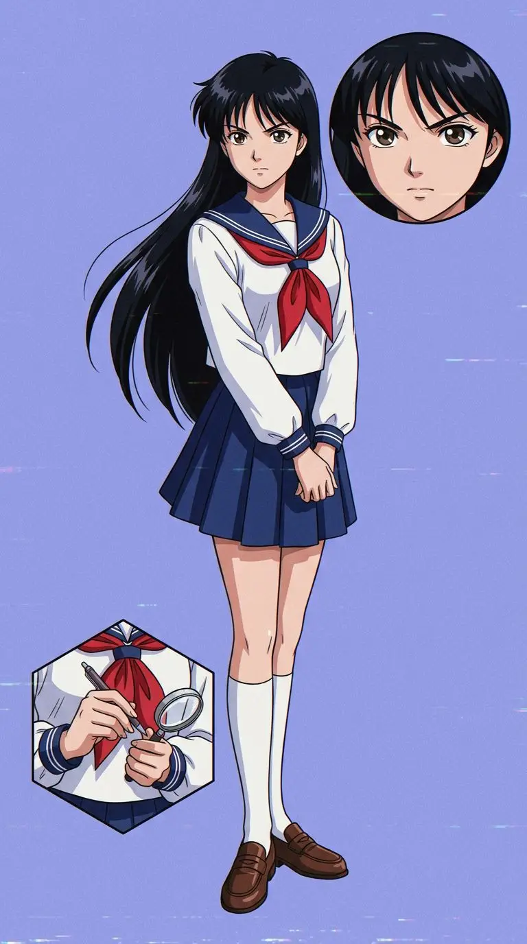 七瀬美雪 portrait — AI comic character on TabStory