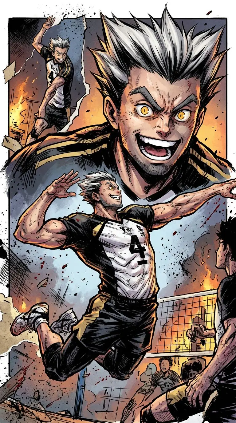 Kotaro Bokuto portrait — AI comic character on TabStory