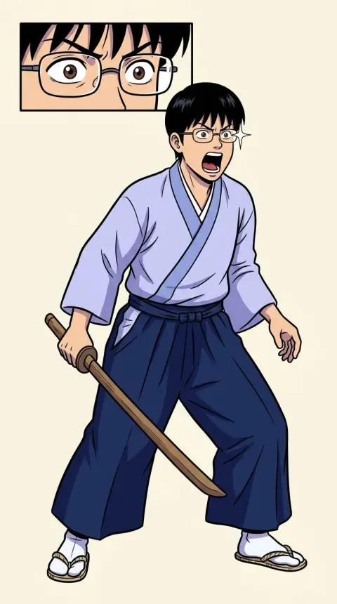 Shinpachi Shimura — AI comic character