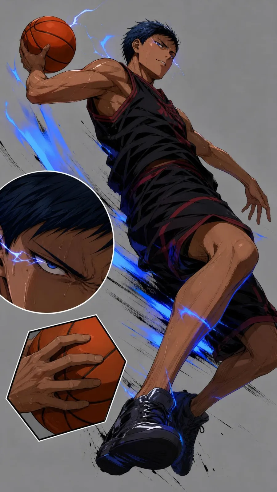 Daiki Aomine portrait — AI comic character on TabStory