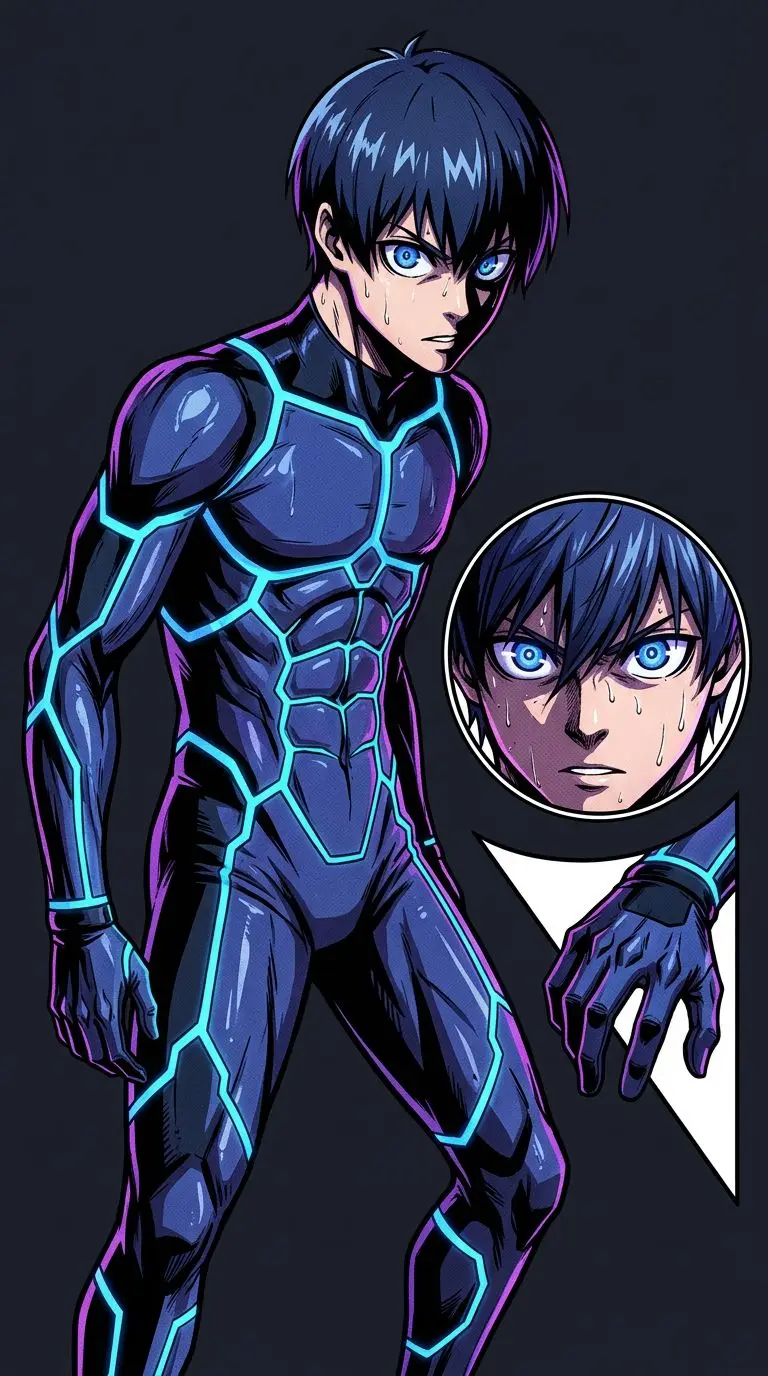 Isagi Yoichi portrait — AI comic character on TabStory