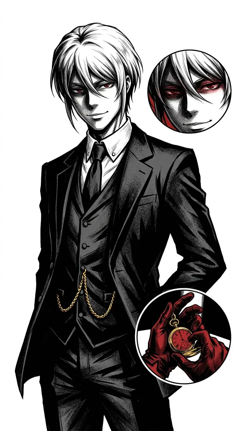 ウィリアム・ジェームズ・モリアーティ portrait — AI comic character on TabStory