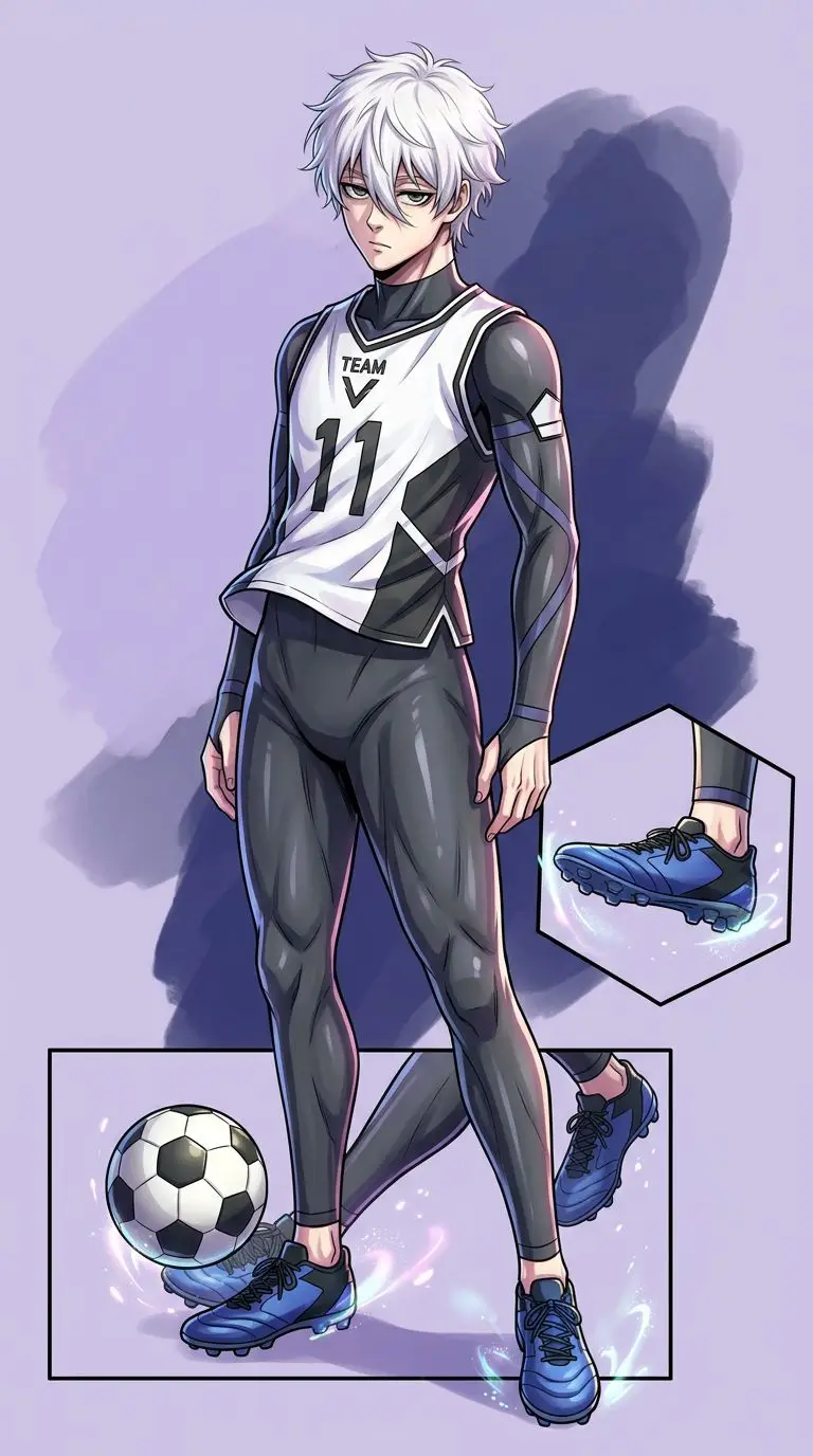 Nagi Seishiro portrait — AI comic character on TabStory