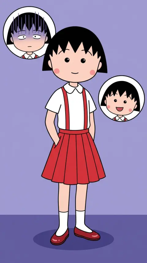 Momoko Sakura (Chibi Maruko-chan) — AI comic character
