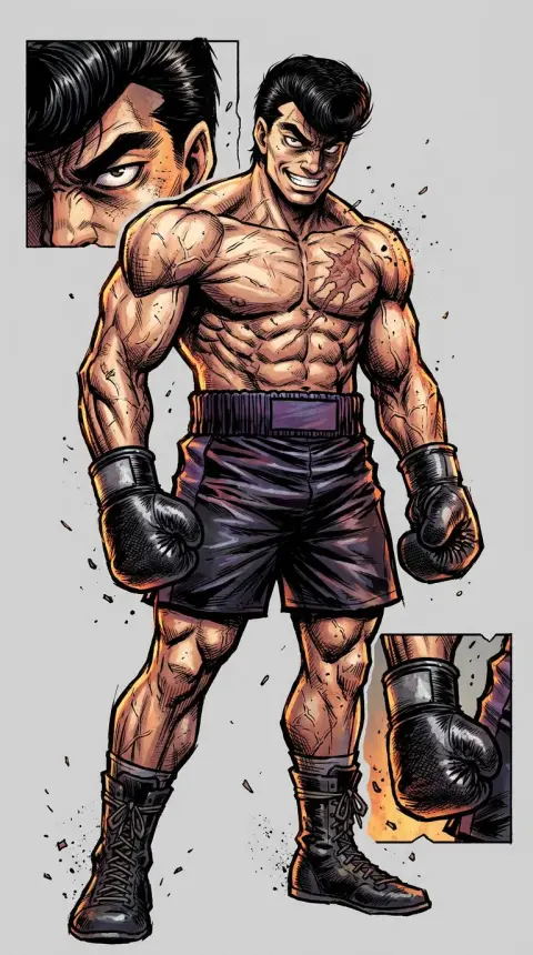 Mamoru Takamura — AI comic character