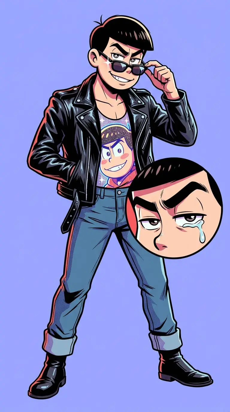 Karamatsu Matsuno portrait — AI comic character on TabStory