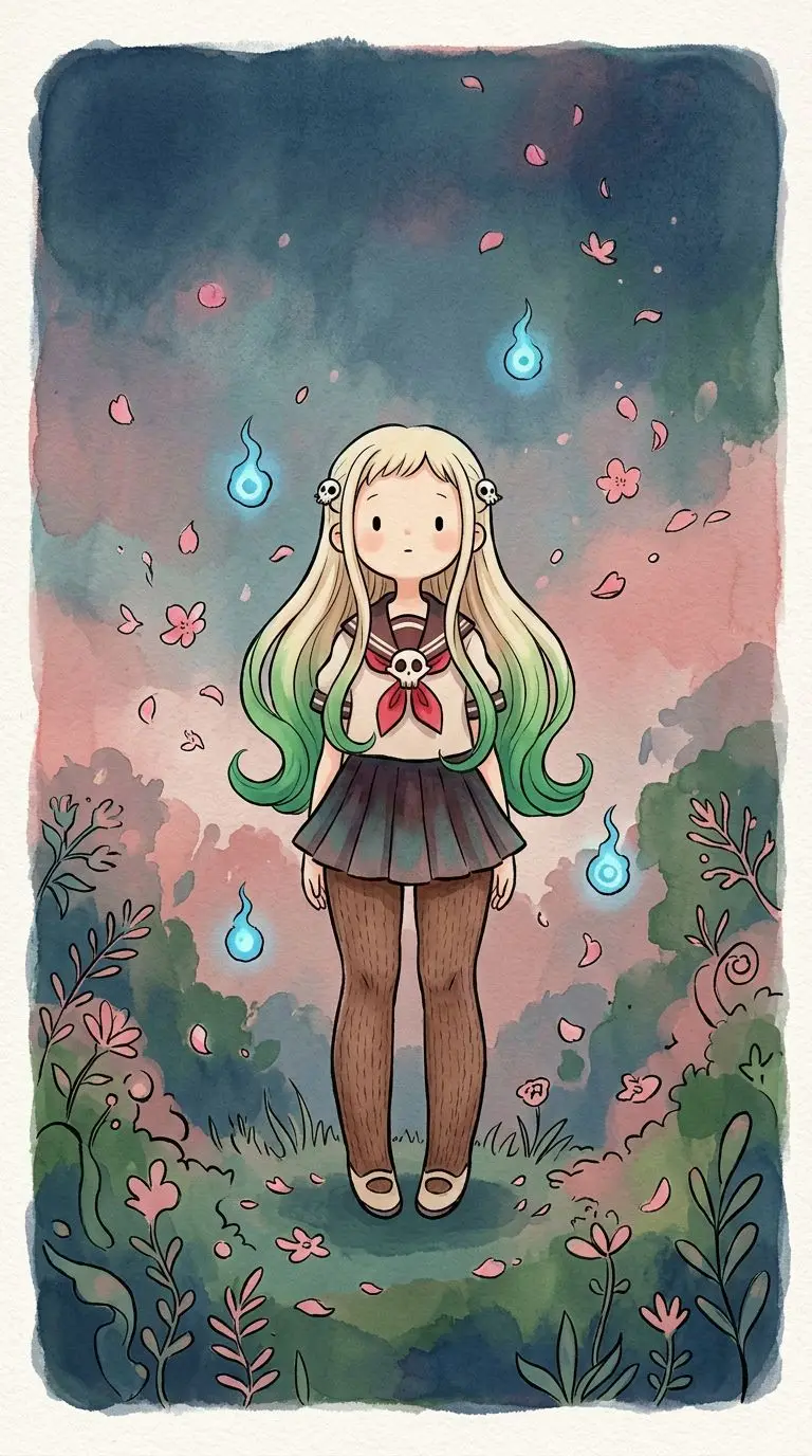 八尋寧々 portrait — AI comic character on TabStory
