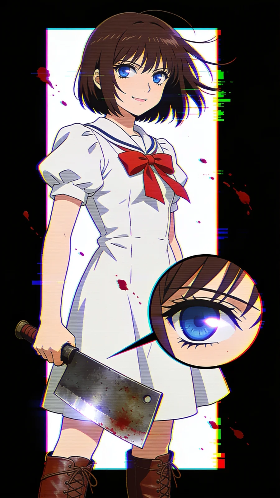 竜宮レナ portrait — AI comic character on TabStory