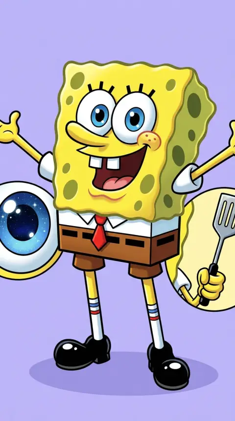 SpongeBob SquarePants — AI comic character