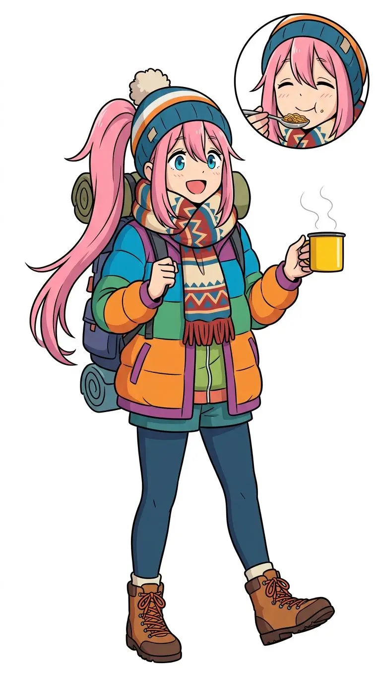 Nadeshiko Kagamihara portrait — AI comic character on TabStory