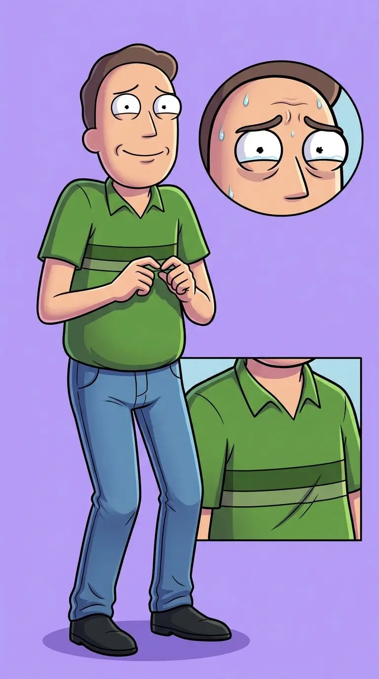 Jerry Smith portrait — AI comic character on TabStory
