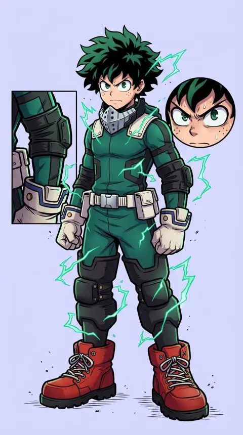 Izuku Midoriya — AI comic character