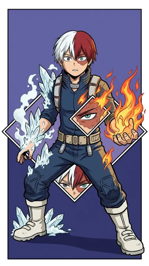 Shoto Todoroki — AI comic character