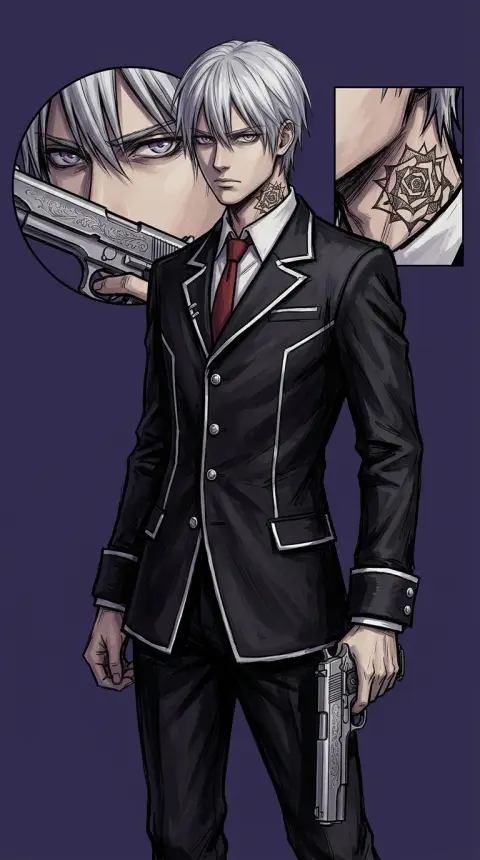 Zero Kiryu — AI comic character