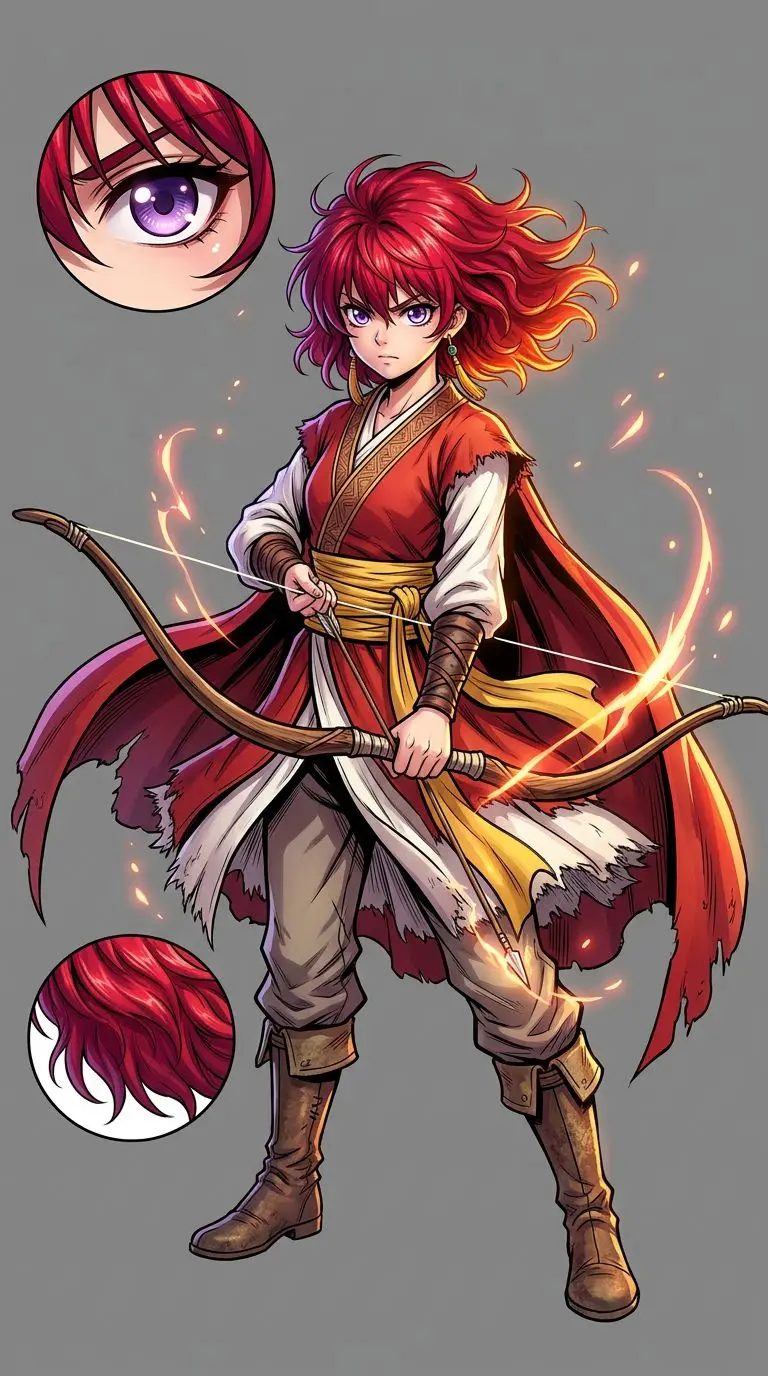 Yona portrait — AI comic character on TabStory