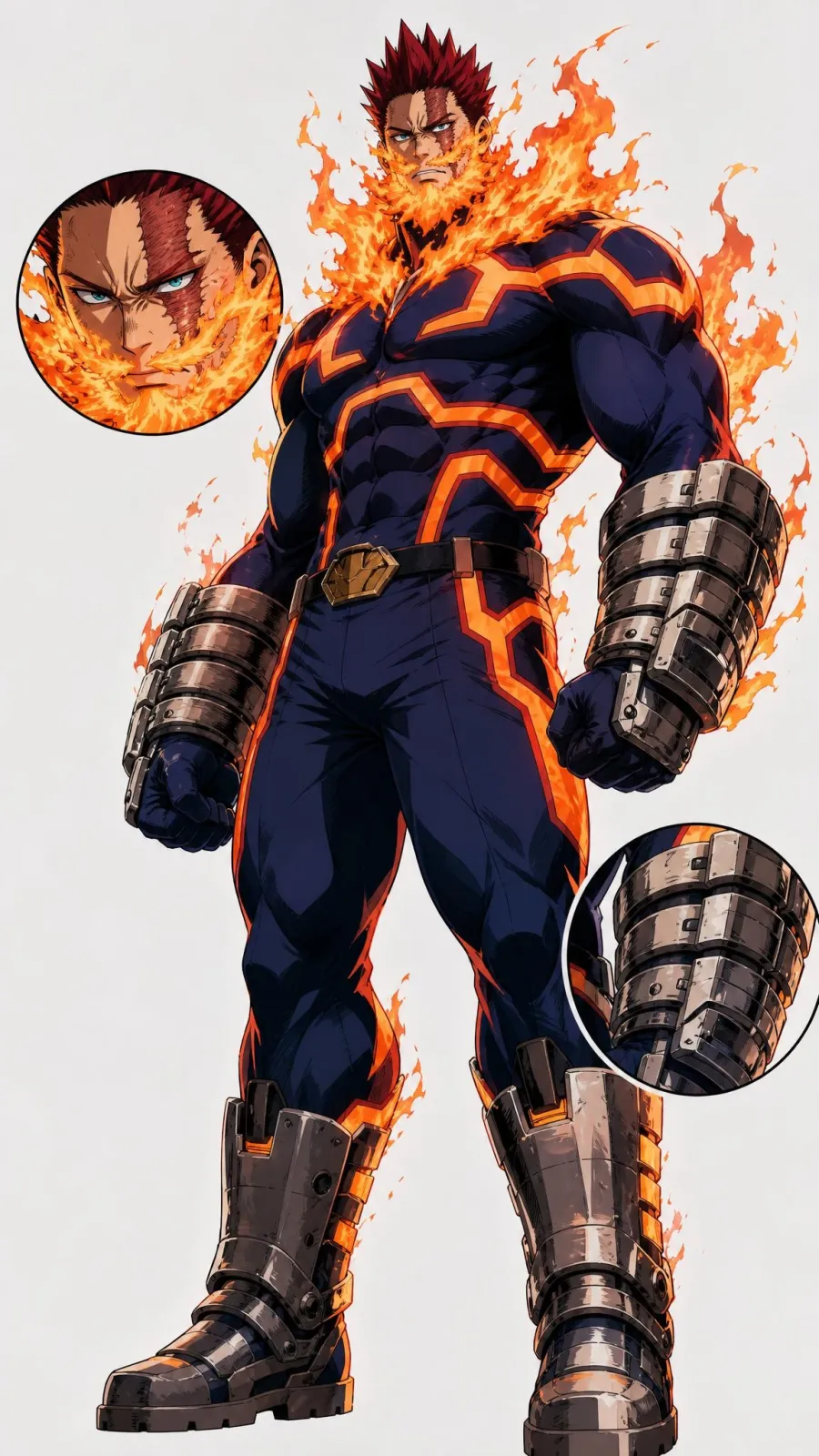 Endeavor portrait — AI comic character on TabStory