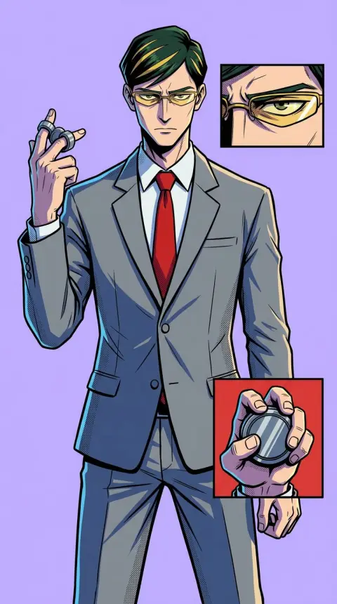 Sir Nighteye — AI comic character