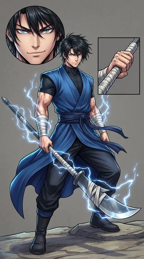 Hak — AI comic character