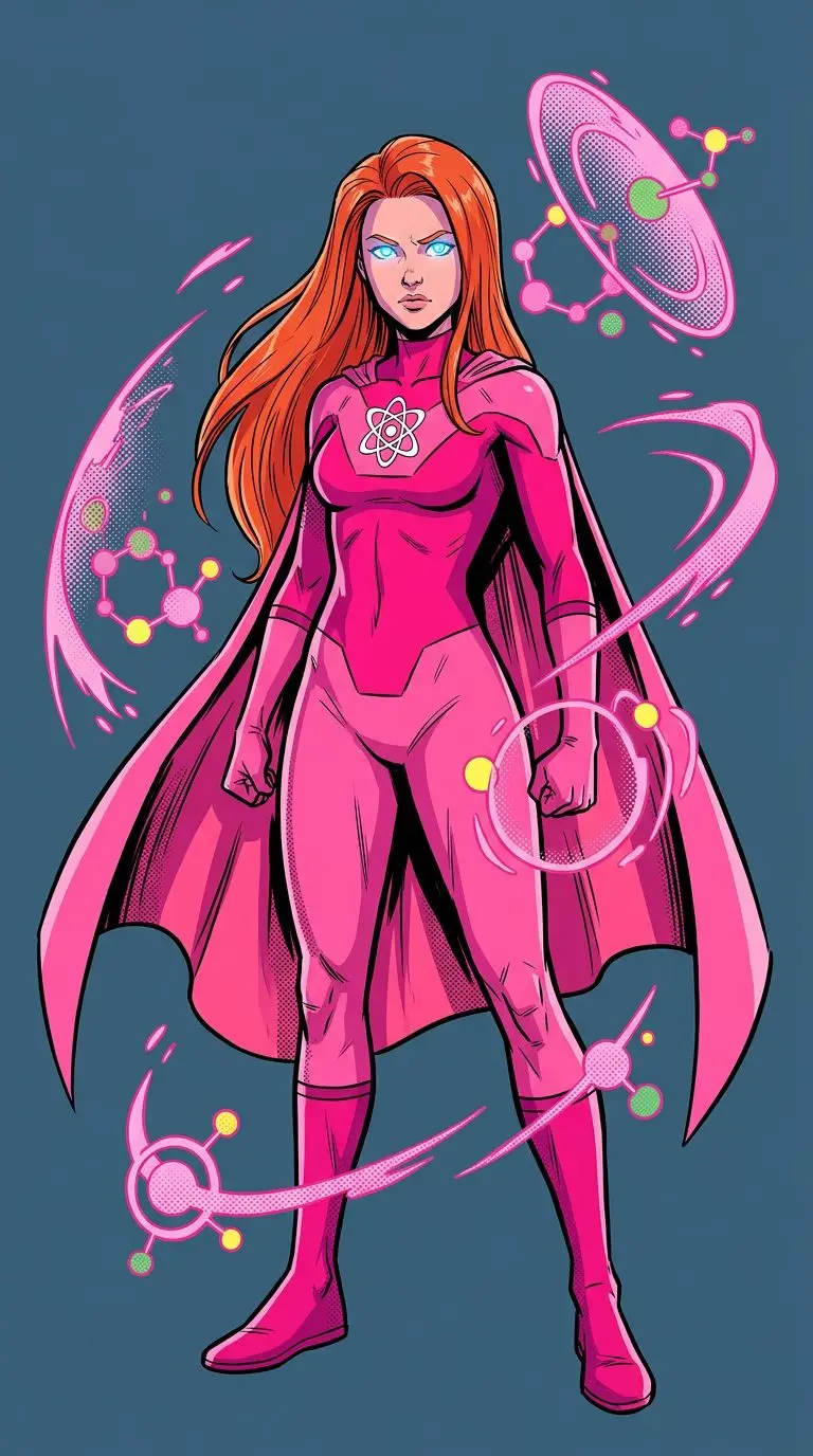 Atom Eve portrait — AI comic character on TabStory