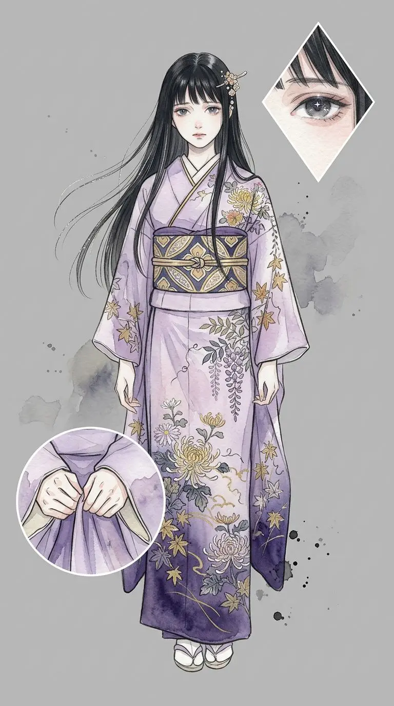 Miyo Saimori portrait — AI comic character on TabStory