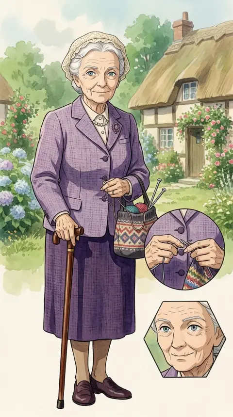 Jane Marple — AI comic character