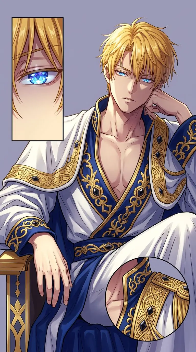 Claude de Alger Obelia portrait — AI comic character on TabStory