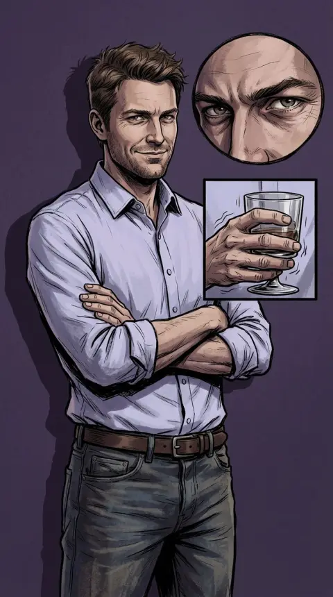 Nick Dunne — AI comic character