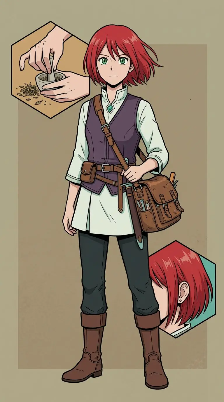 白雪 portrait — AI comic character on TabStory