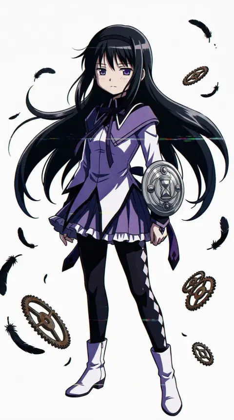 暁美ほむら — related AI comic character