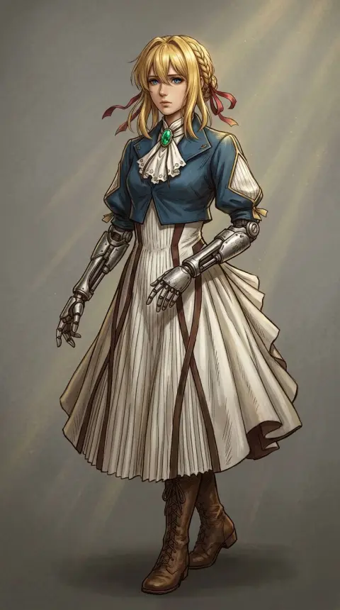 Violet Evergarden — AI comic character