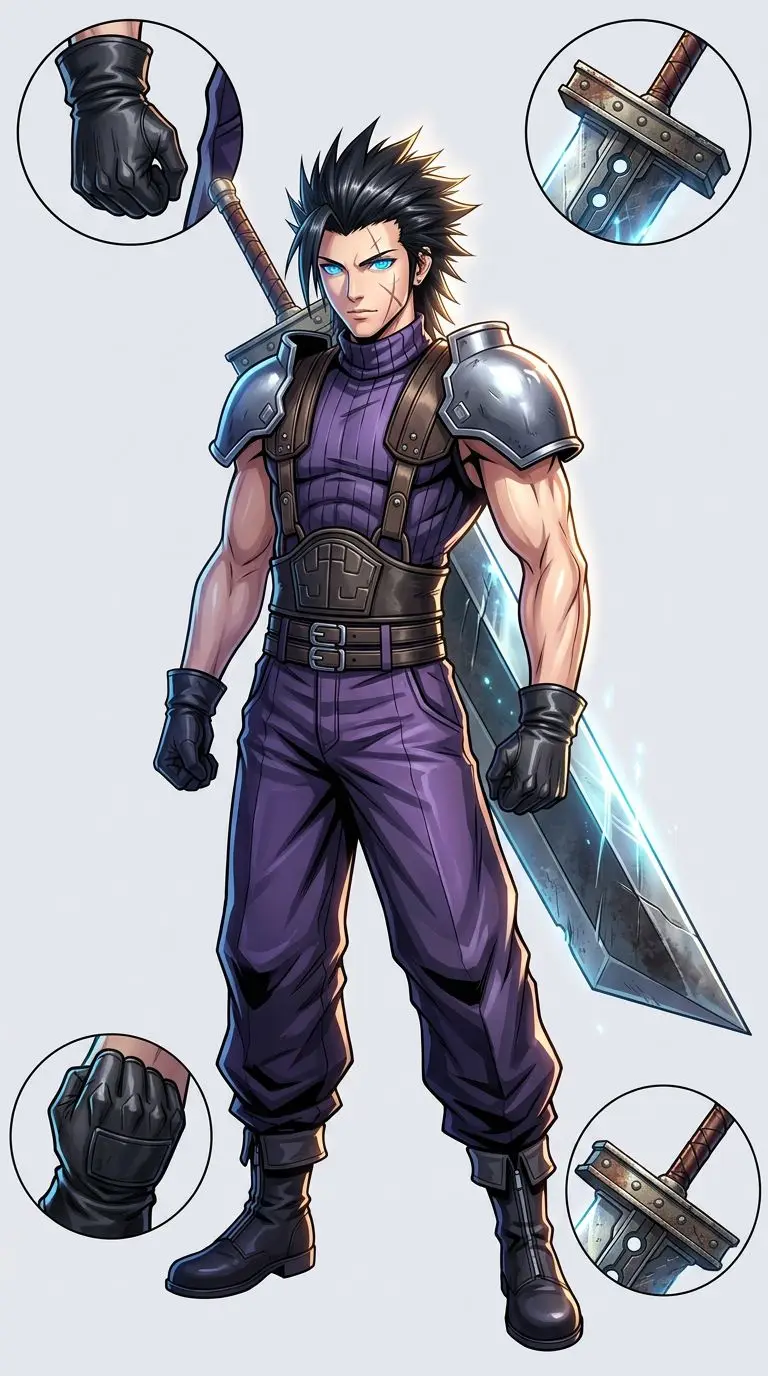 ザックス・フェア portrait — AI comic character on TabStory