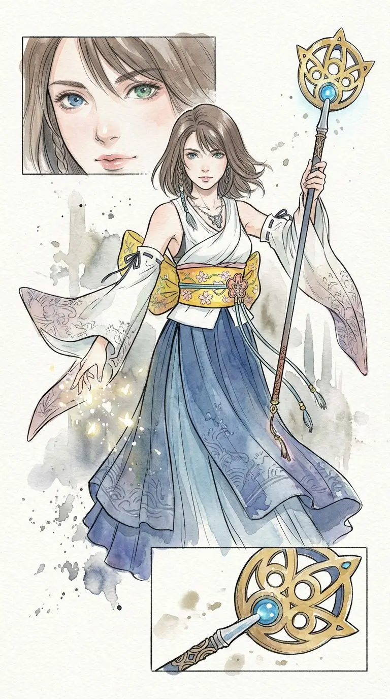 ユウナ portrait — AI comic character on TabStory