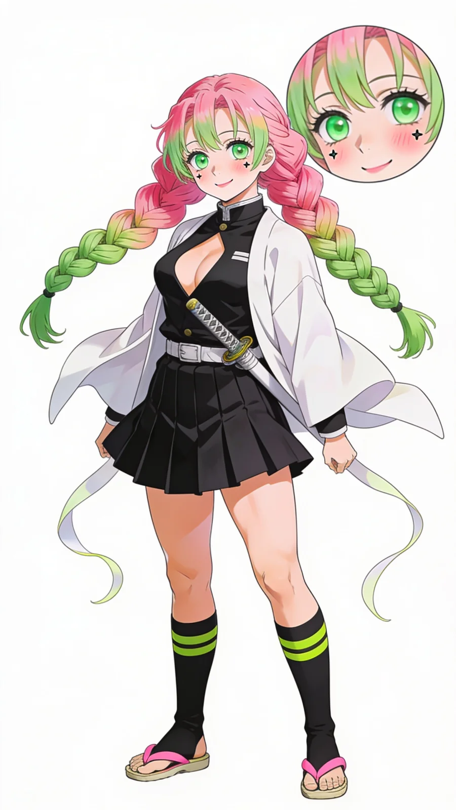 甘露寺蜜璃 portrait — AI comic character on TabStory