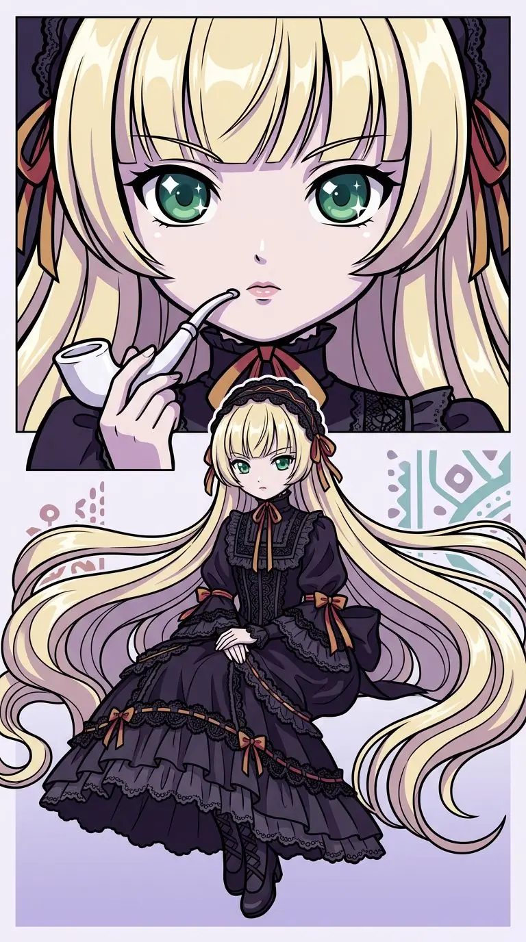 ヴィクトリカ・ド・ブロワ portrait — AI comic character on TabStory