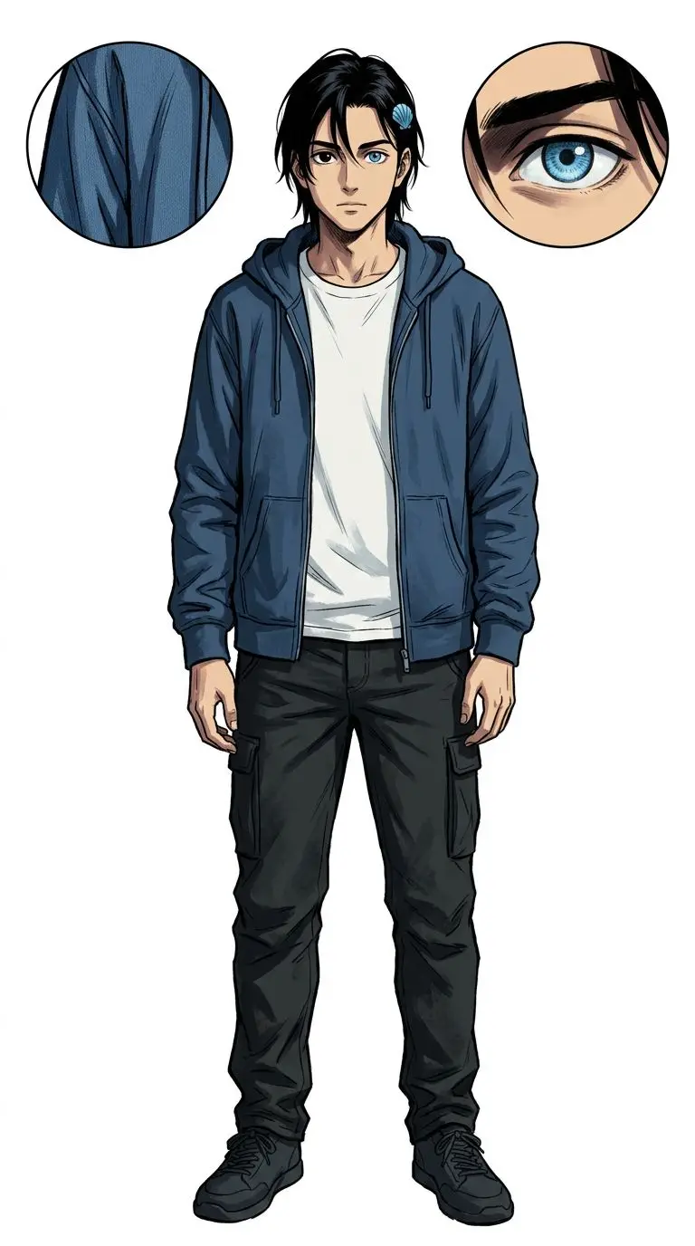 網代慎平 portrait — AI comic character on TabStory