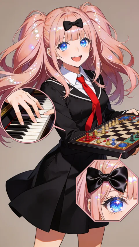 Chika Fujiwara — AI comic character