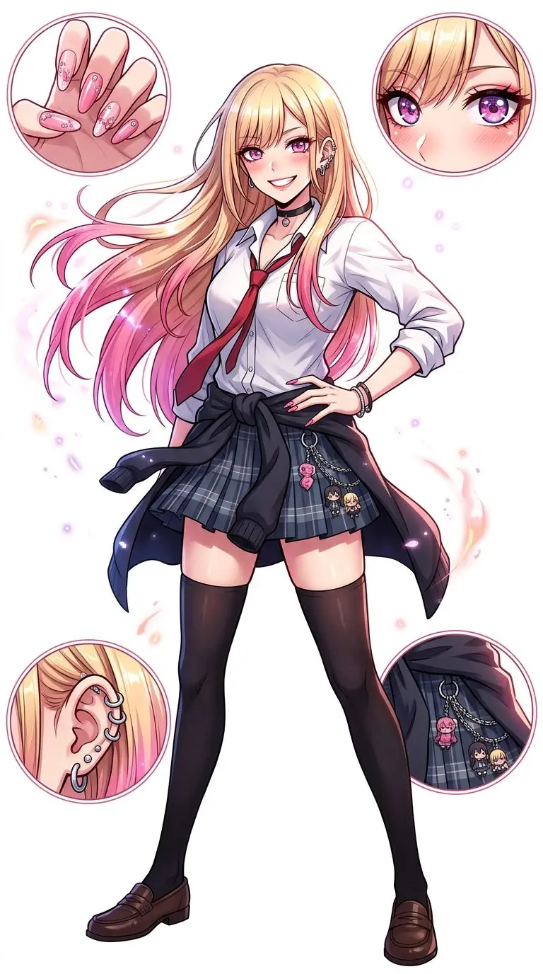 喜多川海夢 portrait — AI comic character on TabStory