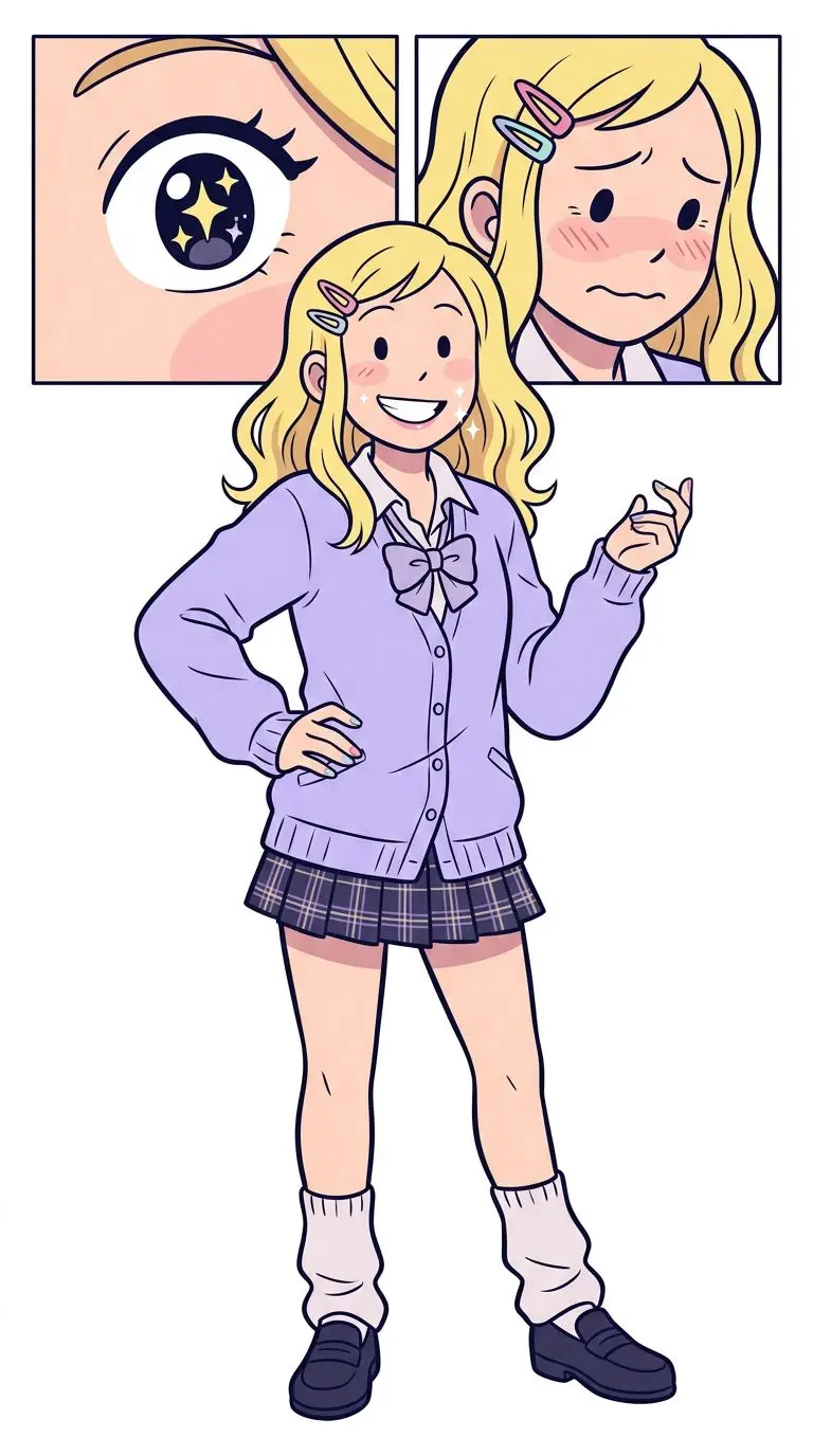 鈴木 portrait — AI comic character on TabStory