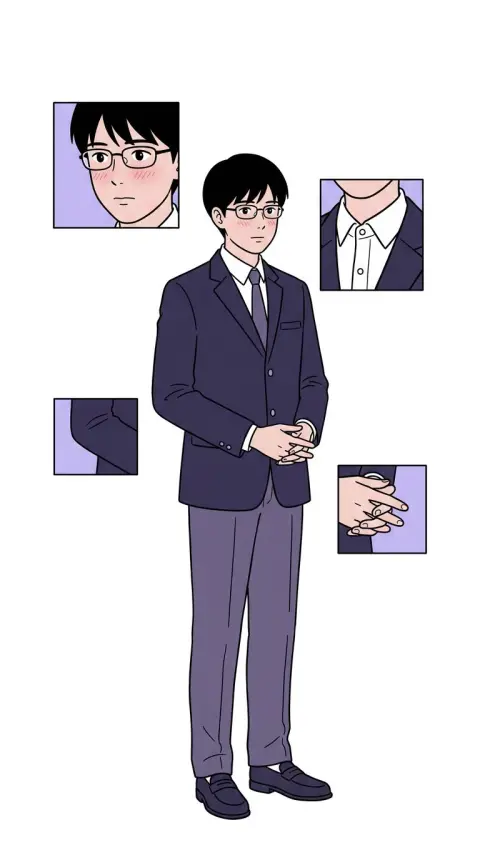 谷 — related AI comic character
