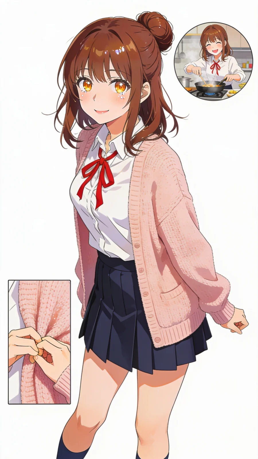 由比ヶ浜結衣 portrait — AI comic character on TabStory