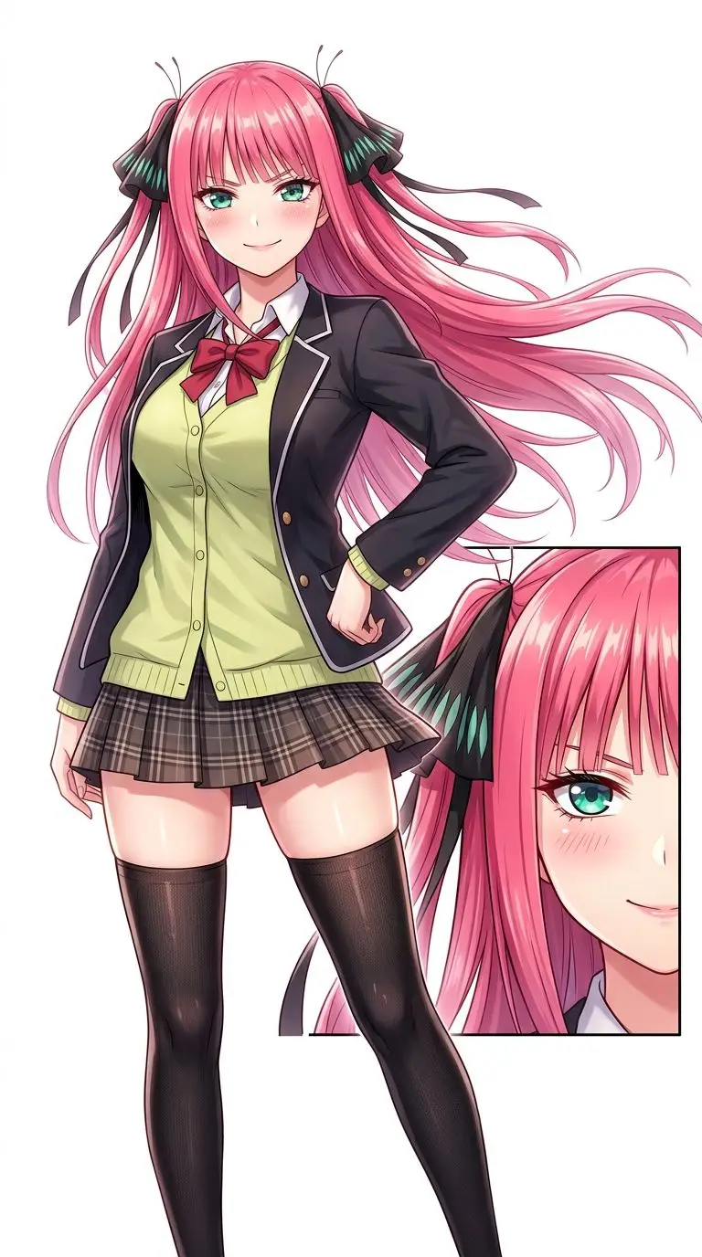中野二乃 portrait — AI comic character on TabStory