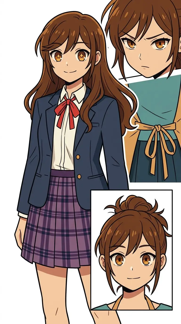 堀京子 portrait — AI comic character on TabStory