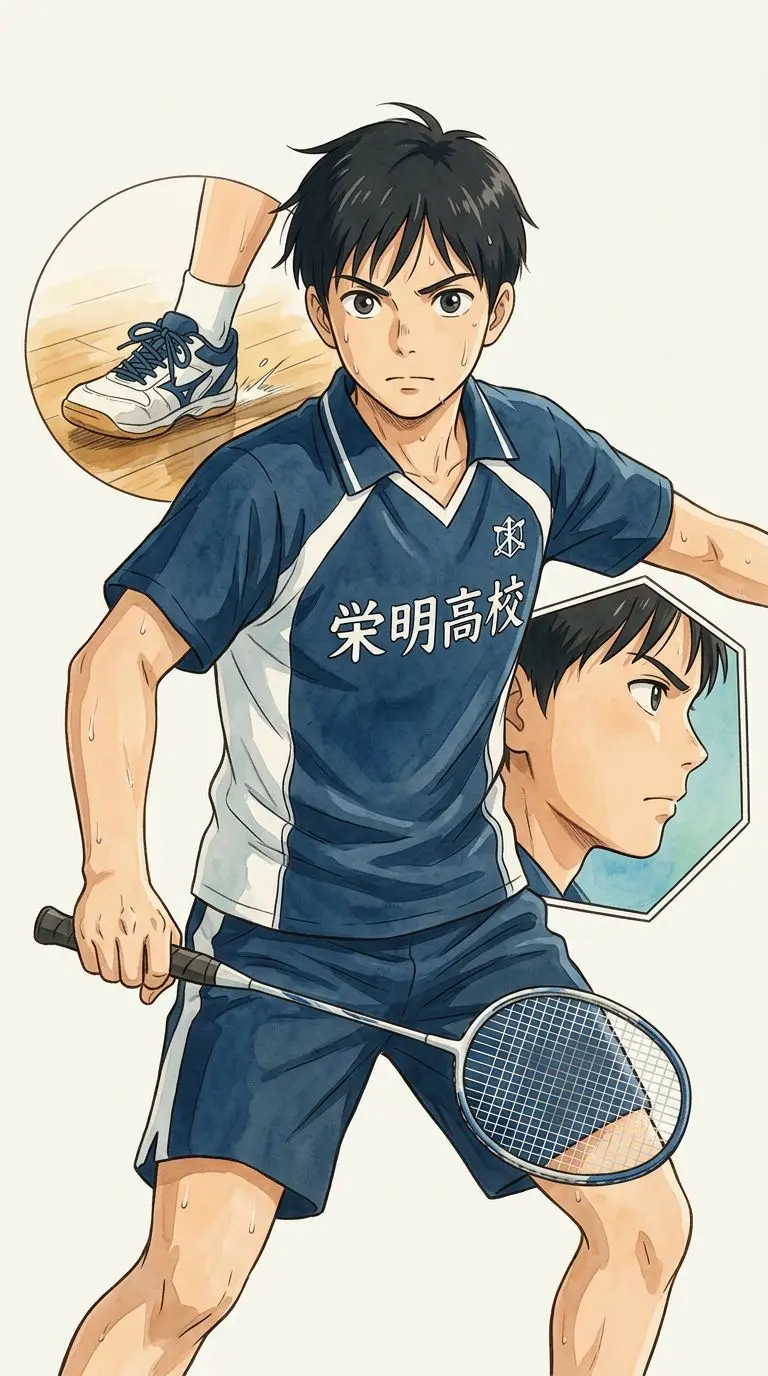 猪股大喜 portrait — AI comic character on TabStory